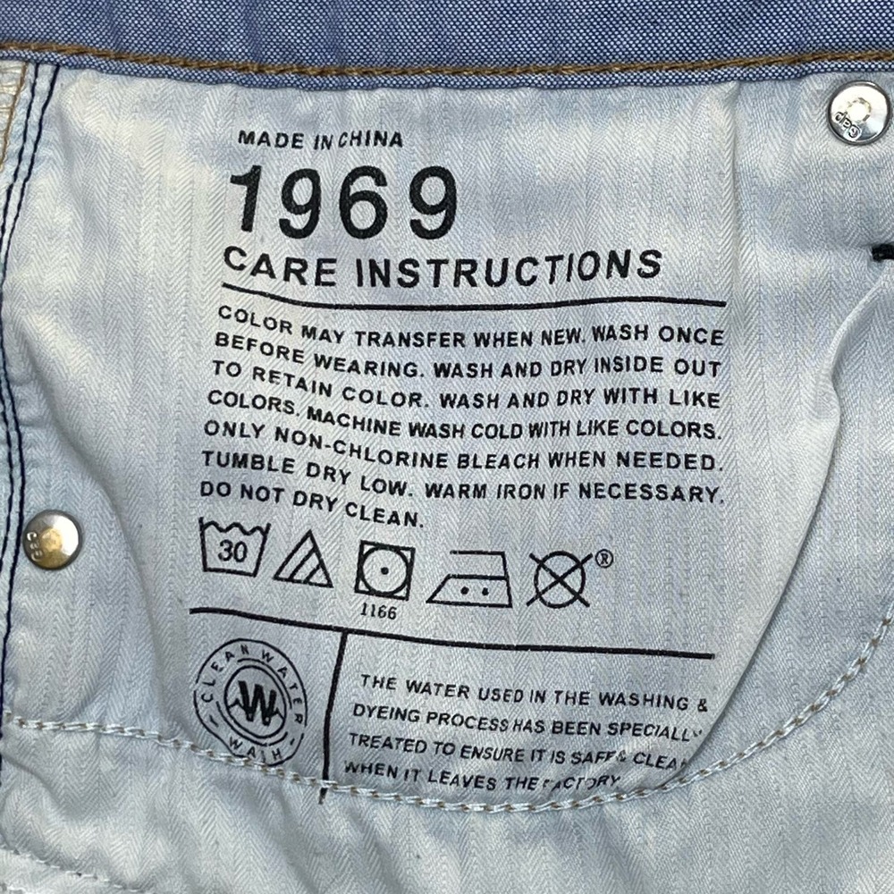 Gap 1969 Destructed Dark Raw Hem Mini Blue Jean Skirt 30 10 - Picture 6 of 7